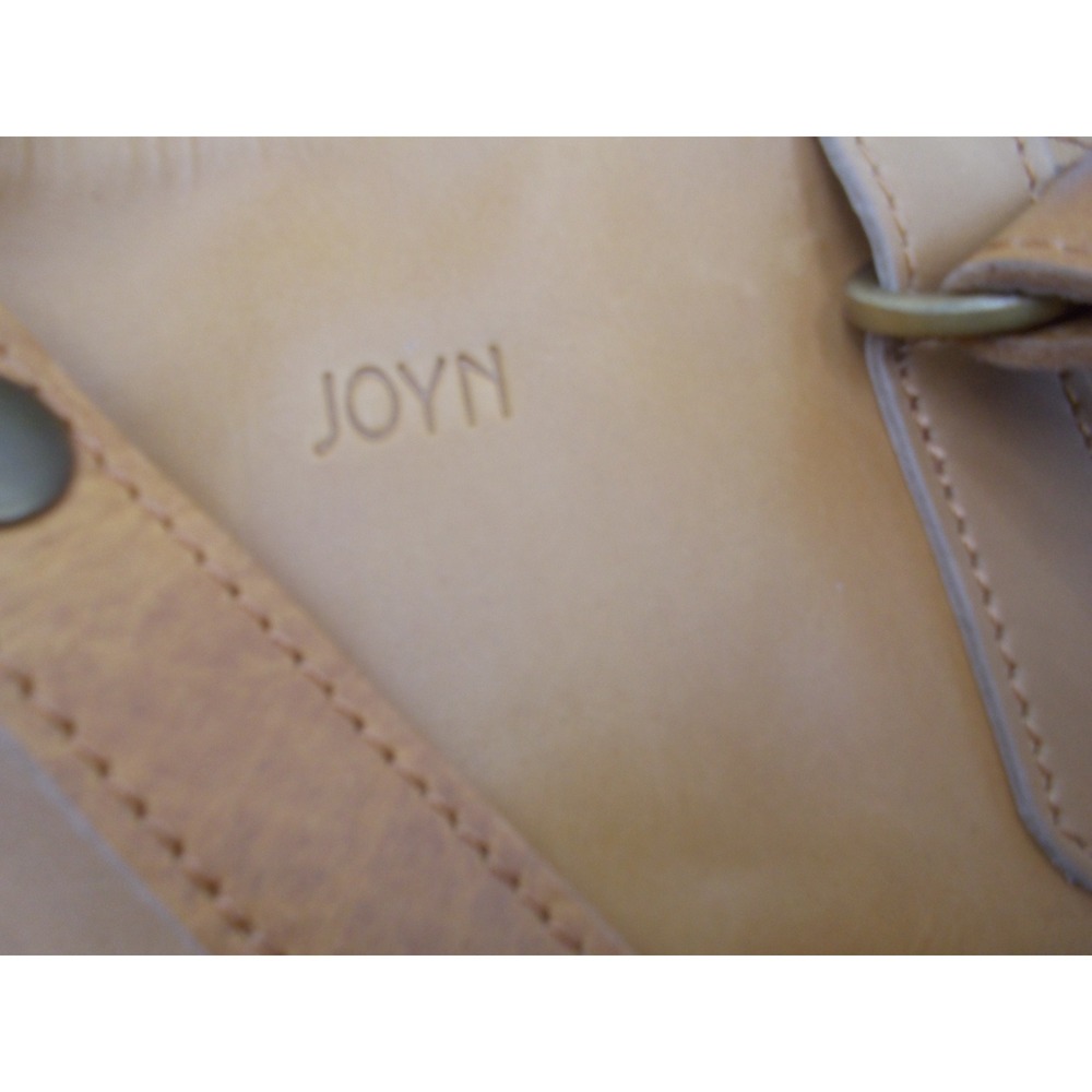 JOYN Tan Leather Convertible Backpack Tote Bag Handcrafted Tan Leather